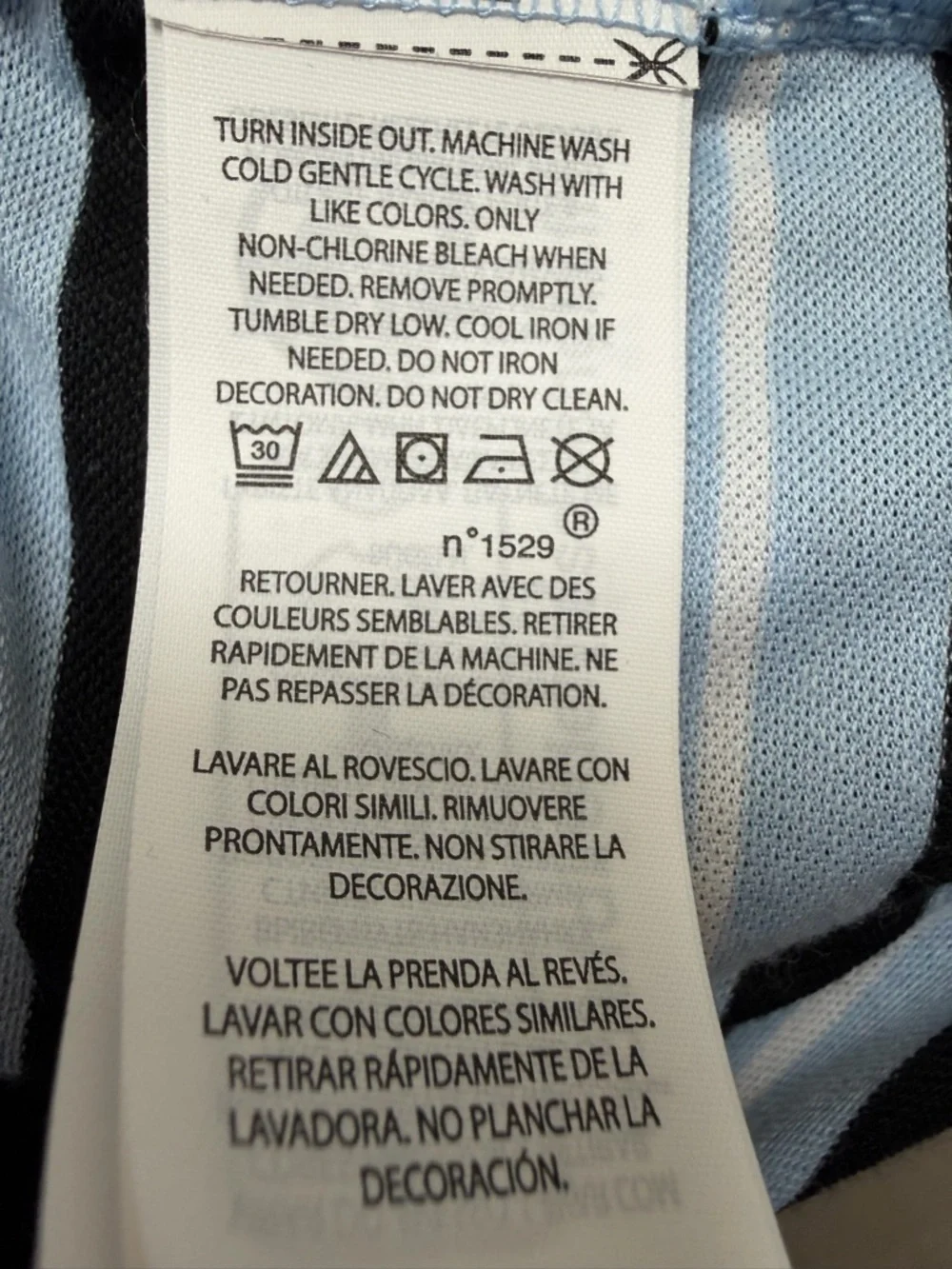 Ralph Lauren RLX Striped Polo Shirt - Black & Light Blue, EUC, XXL - Picture 7 of 8